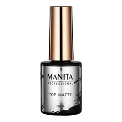 Manita Professional Матовый топ для гель-лака без липкого слоя / Matte, 10 мл
