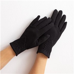 Перчатки женские "Стиль", размер 19, цвет чёрный