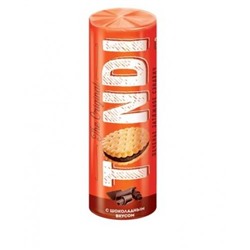 «Tondi», печенье–сэндвич с шоколадным вкусом, 182 гр. Яшкино