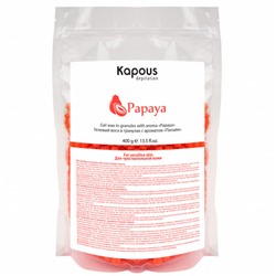 Kapous Гелевый воск в гранулах с ароматом «Папайя» 400 гр