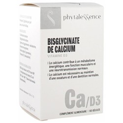 Phytalessence Calcium Vitamine D3 60 G?lules