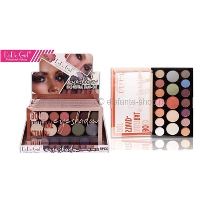 Палетка теней DoDo Girl Bold Neutral Stand Out Eye Shadow 24 colors