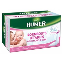 Humer 20 Embouts Jetables pour Mouche B?b?