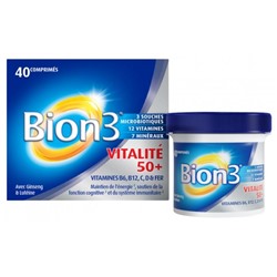 Bion 3 Vitalit? 50+ 40 Comprim?s