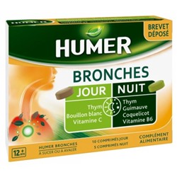 Humer Bronches Jour et Nuit 15 Comprim?s