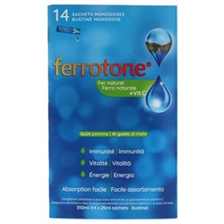Ferrotone Fer Naturel + Vitamine C 14 Sachets