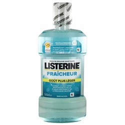 Listerine Bain de Bouche Fra?cheur Go?t Plus L?ger 500 ml