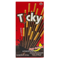 Печенье палочки в шоколадной глазури Ticky, Таиланд, 40 г Акция