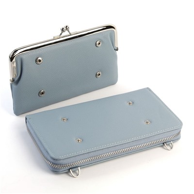 Женская сумка-кошелек B-002 Голубой