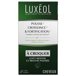 Lux?ol Pousse Croissance and Fortification 30 Comprim?s ? Croquer
