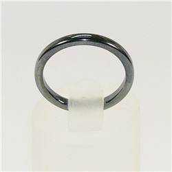 Кольцо из гематита ширина 3 мм - для ОПТовиков