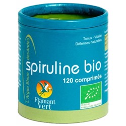 Flamant Vert Spiruline Bio 120 Comprim?s de 500 mg