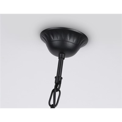 Светильник уличный подвесной ST2029 BK/CL черный/прозрачный IP54 E27 max 40W D150*780