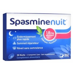 Laboratoires Jolly Jatel Spasmine Nuit 1,8 mg M?latonine 30 Comprim?s