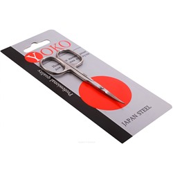 YOKO Ножницы маникюрные для кутикулы / SN-016, изогнутые, 95 мм