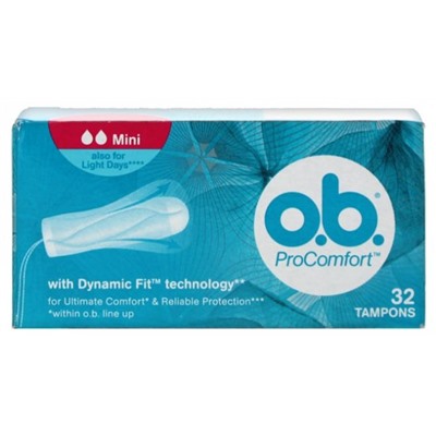 o.b. ProComfort 32 Tampons Mini