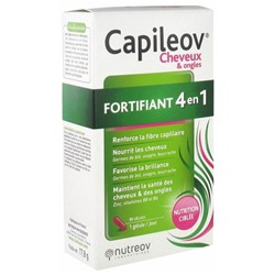 Nutreov Capileov Cheveux and Ongles Fortifiant 4en1 30 G?lules