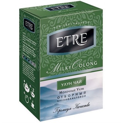 «ETRE», «Молочный улун» чай зеленый крупнолистовой, 100 гр.