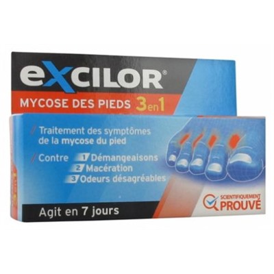 Excilor Mycose des Pieds 3en1 15 ml