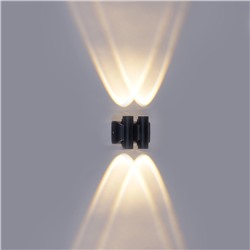 86815-9.2-004TL LED4*1W BK светильник настенный