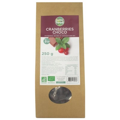 Exopharm Cranberries Choco Bio 250 g