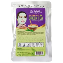 Альгинатная маска с зеленым чаем Asia Kiss, Корея