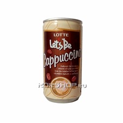 Кофейный напиток Летс Би Капучино (Let’s Be Cappuccino), Лотте 240 мл