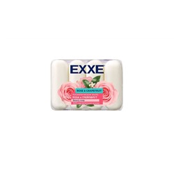EXXE Косметическое мыло 4шт*70г Роза и грейпфрут