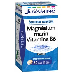 Juvamine Magn?sium Marin Vitamine B6 30 Comprim?s