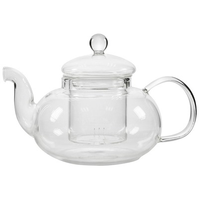 Чайник заварочный AROMA, объем:850 мл (боросиликатное стекло)