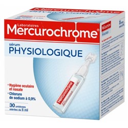 Mercurochrome S?rum Physiologique 30 Unidoses