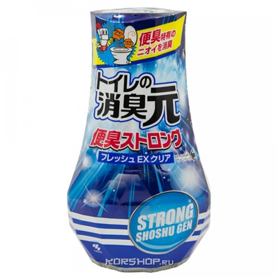 Жидкий дезодорант для туалета Хвоя и Эвкалипт Strong Fresh EX Clear Oheyano Kobayashi, Япония, 400 мл Акция
