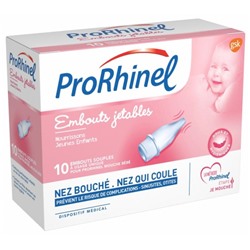 ProRhinel 10 Embouts Jetables Souples pour Mouche B?b?