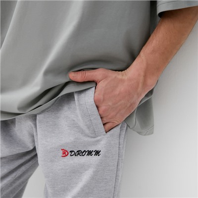 Брюки спортивные мужские DIROMM размер 54, цвет серый