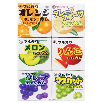Ассорти из 6 фруктовых вкусов Marukawa, Япония, 32,4 г Акция