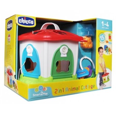 Chicco Smart2Play Cottage des Animaux 3en1 1-4 Ans