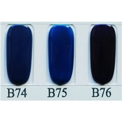 NICE UV GEL-лак (SHELLAC) № 76-В (319) 7мл, Императорский синий сияющее напыление/6