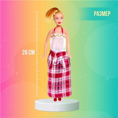 Кукла-модель «Синтия в супермаркете» с тележкой и аксессуарами, МИКС