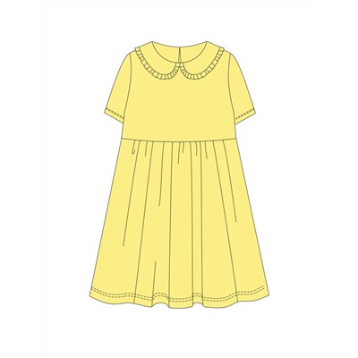 ПЛ-734/5 Платье Тася-5 Жёлтый
