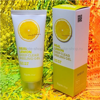 Пилинг-гель Farmstay Real Lemon Deep Clear Peeling Gel 100ml (125)