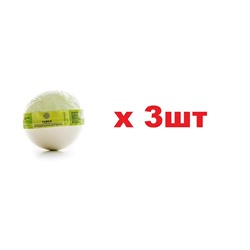 Fabrik бурлящий шарик для ванны зеленый чай 120гр 3шт