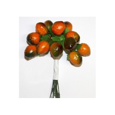 Декоративный букетик "Оранжевые ягоды", Рукоделие, DKB018