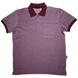 Рубашка-поло с карманом (Fayz-M), бордовый