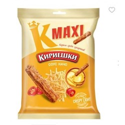 «Кириешки Maxi», сухарики со вкусом соуса начо, 60 гр.