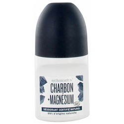 Schmidt s D?odorant Roll-On Charbon + Magn?sium 50 ml