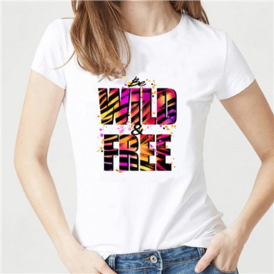 Женская футболка "Wild Free", №201