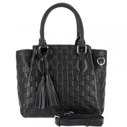 Женская кожаная сумка AL81286 BLACK