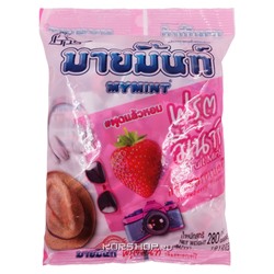 Карамельные конфеты со вкусом мяты и клубники MyMint Boonprasert, Таиланд, 280 г Акция