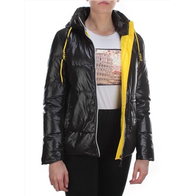 8260 BLACK Куртка демисезонная женская BAOFANI (100 гр. синтепон)