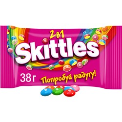 Драже жевательное «Skittles» 2в1, 38гр